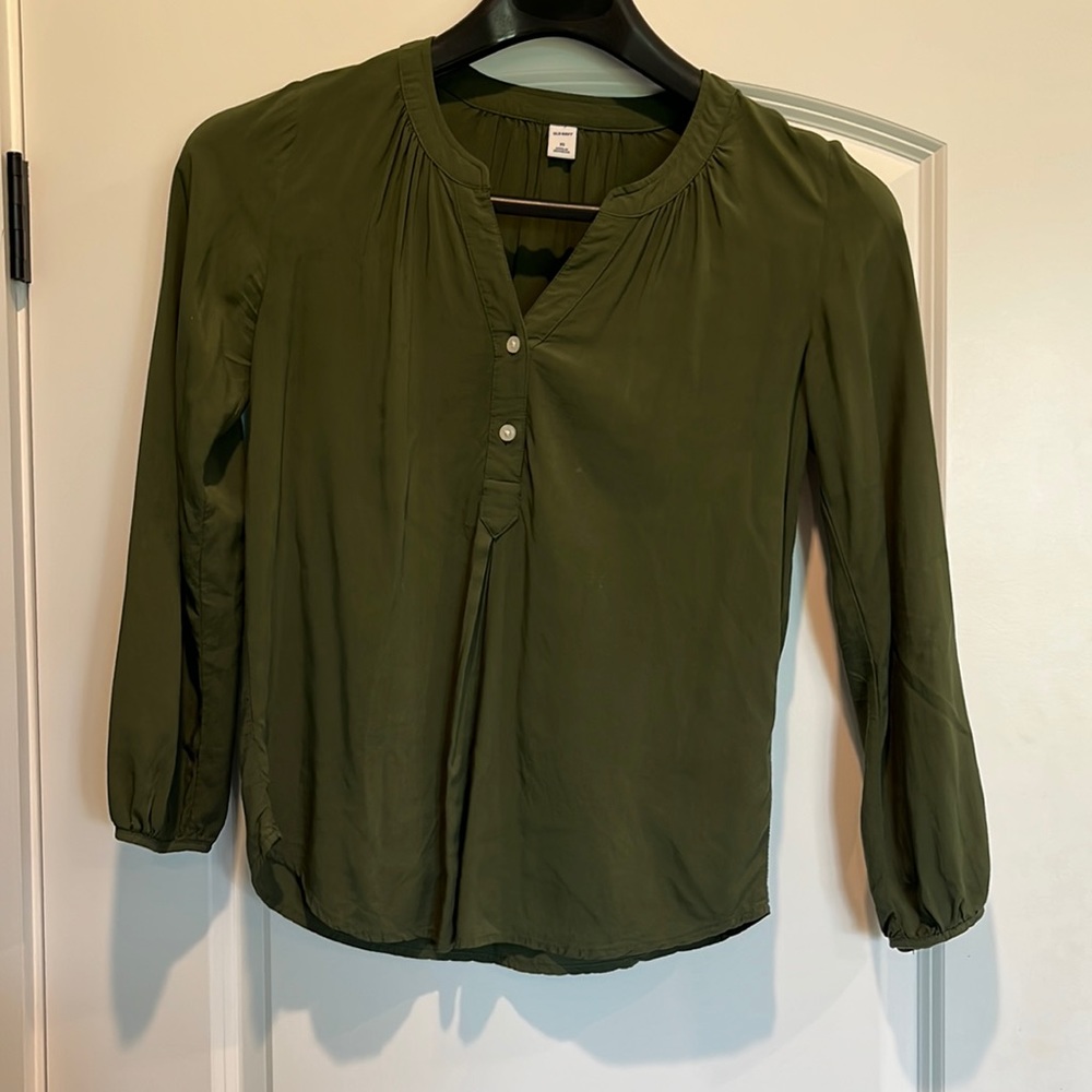 Womens, long sleeve, blouse